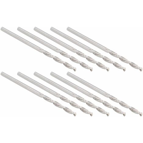 Lot de 10 forets hélicoïdaux en acier rapide avec tige droite 1,75 mm pour fournitures industrielles (1/5)