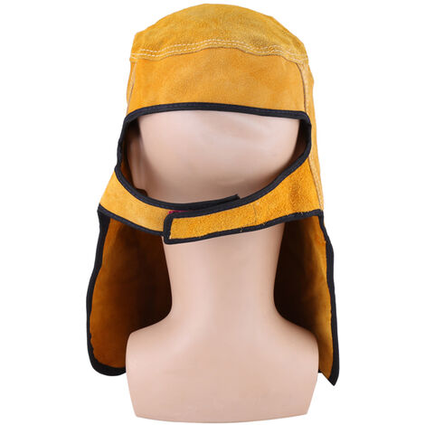 SJLERST Casque de soudage assombrissant avec lentille, Casque de soudage Respirant avec Couvercle Rabattable, Absorption de la Sueur, Confortable