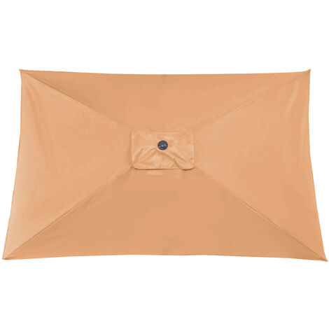 Auvent de Remplacement pour Parasol de Terrasse Toile de rechange pour parasol d'extérieur Épais et résistant pour extérieur Kaki