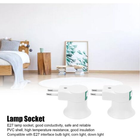 Douille Flexible Adaptateur Rallonge Lampe Ampoule interupteur prise E27 - Prix en Algérie
