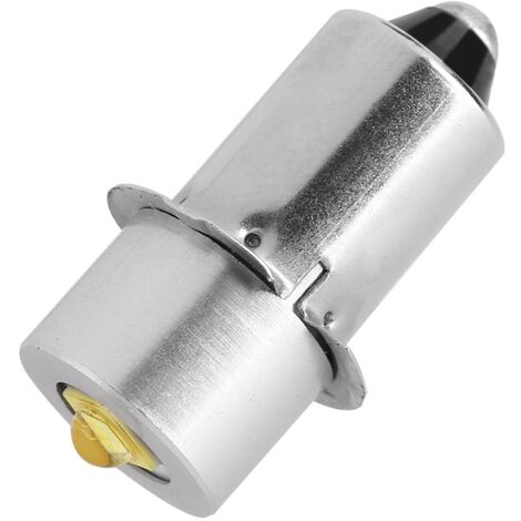 Ampoule de Rechange pour Lampe de Poche à LED, Ampoule de Lampe de Poche à LED, P13.5S 3W LED Conversion Ampoule de Remplacement Lampe Torche Travail D'urgence, Lampes de Poche (3V)