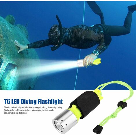 Puissant P70 Plongée sous-marine lampe de poche Diver Light LED