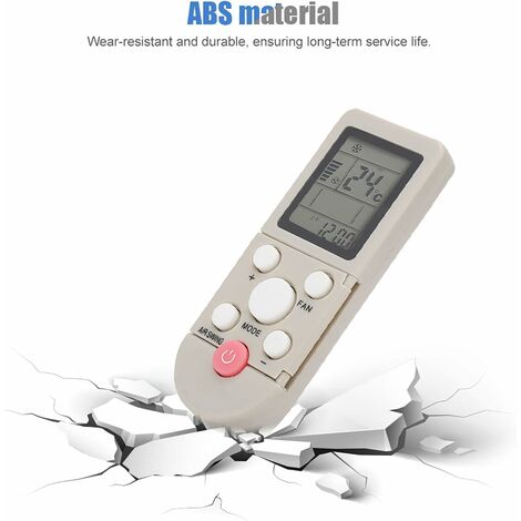 Télécommande De Climatiseur Compatible YACIFB YAC1FB YAC1FB6 YAC1FB9 - Remplacement Prêt à L'Emploi