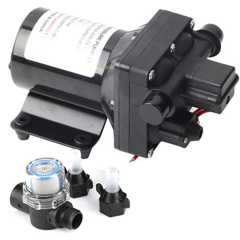 55 PSI 3 gallons par minute 7,5 A 12 V DC RV Caravane Pompe à eau auto-amorante 4008101E65