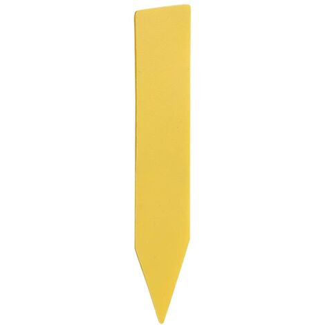Rubberskin Lot de 100 étiquettes en Plastique pour Plantes de Pépinière (Jaune) (1/5)