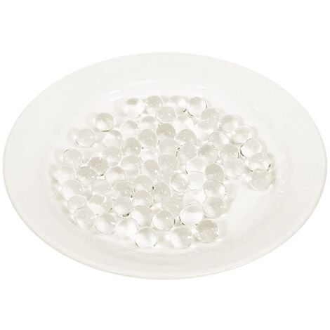 Rubberskin Perles d'eau 3000 pièces comprimés Cristal Sol Boue Plant Fleur Gel Balles Maison De Mariage Festival Décorations 10 Couleurs (Transparent)
