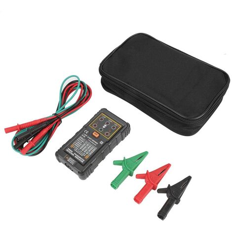 Rubberskin Testeur de rotation du moteur ,Indicateur de phase du moteur Testeur de rotation du moteur ,Testeur d'indicateur de rotation de moteur triphasé portable Indicateur de rotation de phase du m (1/5)