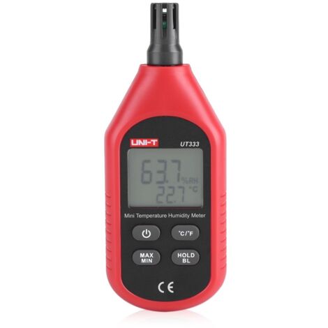 UT333 Thermomètre Hygromètre LCD Portable Compteurs d'humidité numérique de la température de l'air (1/5)