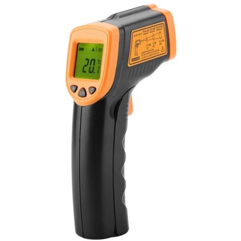 SENSOR AR320 Thermomètre infrarouge numérique, écran LCD sans contact, thermomètre infrarouge laser numérique -32 °C 380 °C (-26 °F 716 °F) (1/5)