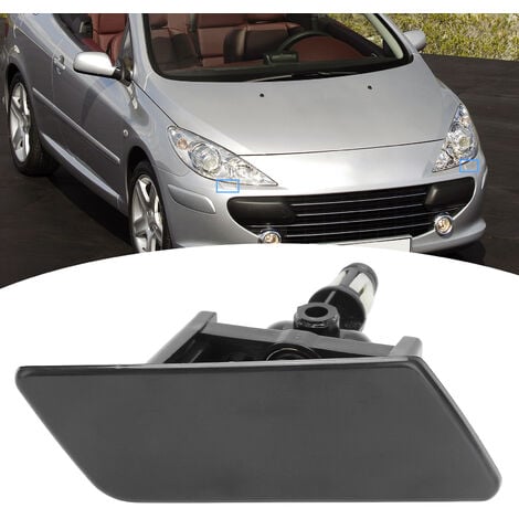 SJLERST Buse de pulvérisation de lave-phare avant de voiture 6438F4, remplacement pour Peugeot 307 2004 – 2013 droit