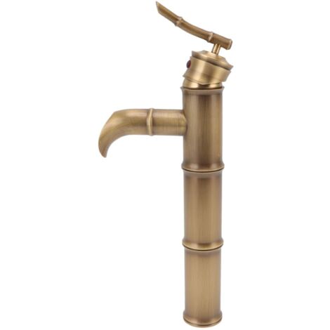 Robinet Antique, Robinet d'évier Chaud et Froid en Cuivre pour la Cuisine (1/5)