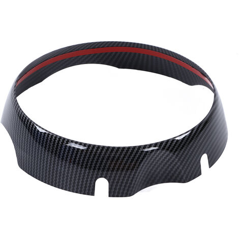 Capots de bordure de couverture d'écran GPS de Navigation en Fiber de carbone de 6,5 pouces, pour Cooper Hatchback F55 F56 F57 2014 2021 (1/5)
