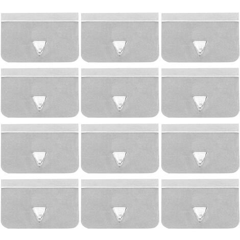 Ensemble universel de clips de retenue de fixation en acier inoxydable pour canal de déflecteur de pluie de vent de voiture (12 pièces) (1/5)