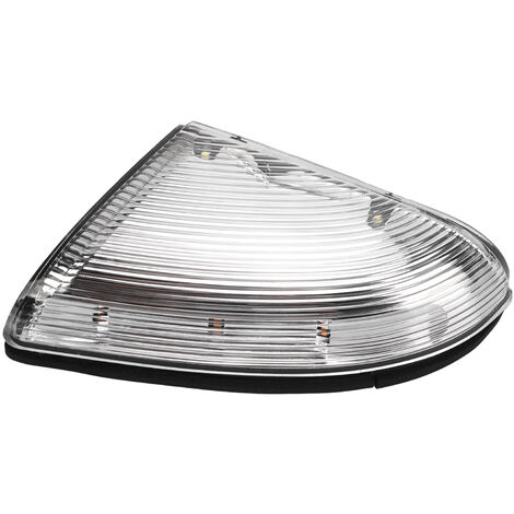 SJLERST Clignotant de rétroviseur droit blanc 68064949AA, remplacement pour Dodge RAM 1500 2500 2009 – 2014