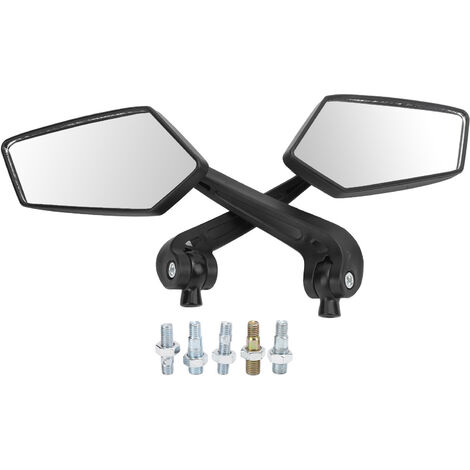 Paire De Rétroviseurs Moto Universels 8mm/10mm - Jaunes EBTOOLS