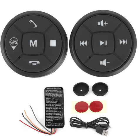 Bouton de commande au volant, commutateur de contrleur sans fil GPS de Volume (1/5)