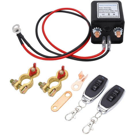Interrupteur de Déconnexion de Batterie à Distance Interrupteur de Déconnexion de Batterie 12V 250A (1/5)
