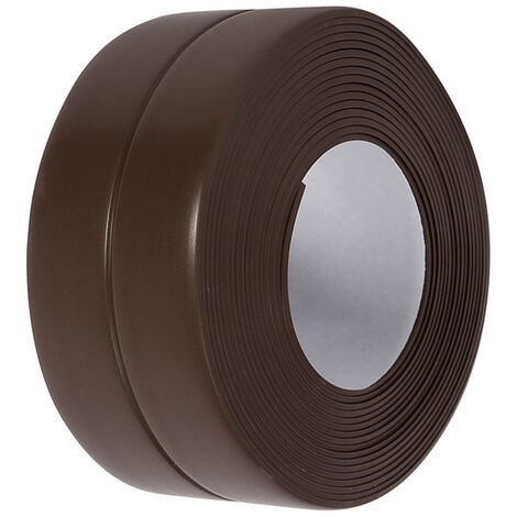 Bande d'étanchéité auto-adhésive pour baignoire et mur pour évier de cuisine (4 marron 38 mm x 3,2 m) (1/5)