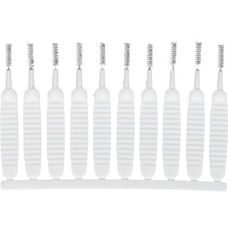 10PCS Douche Trou Gaps Bore Cleaner AntiClogging Brosse De Nettoyage Pour Pommeau De Douche (1/5)