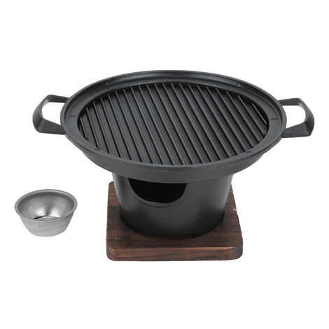 Ménage Portable Mini Barbecue sans fumée Grill Poêle à charbon Accessoires de barbecue 26x21x12.5cm (1/5)