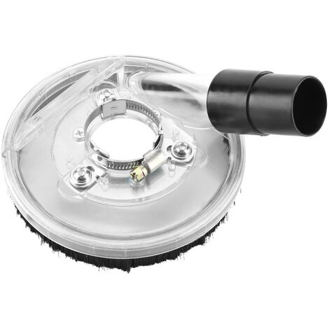 Couvercle de meulage à sec transparent pour meuleuse d'angle, carénage anti-poussière sous vide 80-125mm