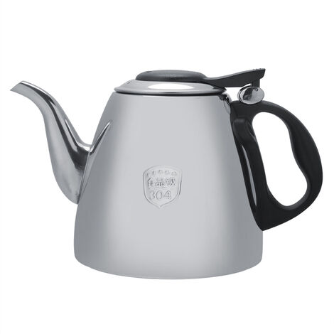 1.2l 1.5L Acier Inoxydable Cuisinière Théière Thé Café Pot Bouilloire Résistant La Chaleur Poignée 1.5L