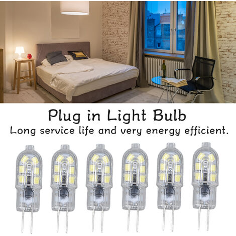 Lot De 5 Ampoules Halogènes G4 220V 35W – Transparentes, Enfichables – Pour Lampe De Chevet, Spot, Applique - 3