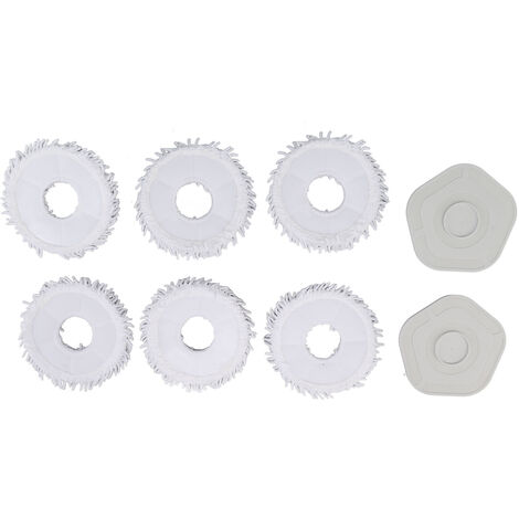 Chiffons de vadrouille pour Dreame Bot W10 W10 Pro aspirateur tampons de nettoyage remplacement de tampons de vadrouille avec support (1/5)