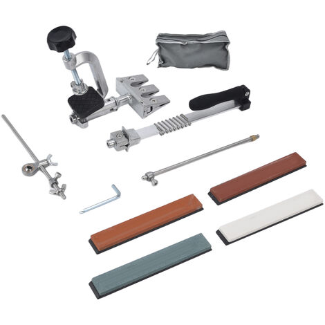 Rehoo Pro aiguiseur de couteaux pierre à aiguiser professionnelle robuste outils de cuisine à Angle constant RH 006 (1/5)