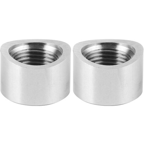 Bouchon de capteur d'oxygène en acier inoxydable SS304 M18 x 1.5, 2 pièces, filetage interne cranté, accessoire de capteur d'oxygène O2 (1/5)