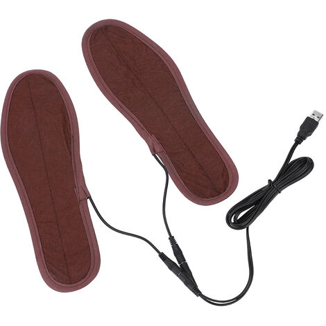 Rubberskin Semelles chauffantes,Semelle chauffante Electrique USB,Semelles  chauffantes Rechargeables,Chauffe Pied Chauffe Pieds d'hiver (