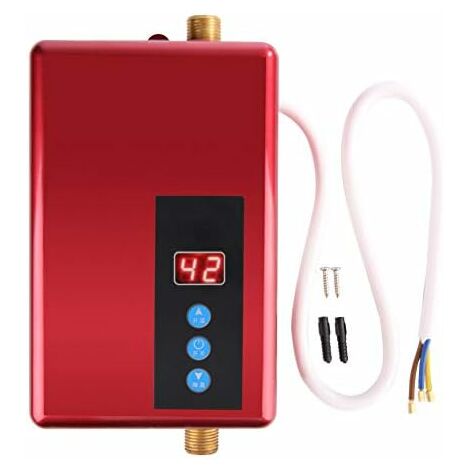 Jeffergarden Chauffe-eau électrique instantané sans réservoir 220V