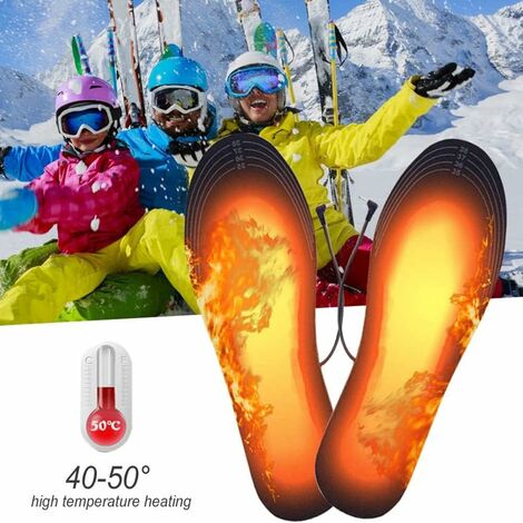 Semelle Intérieure Chauffante Pour Chaussures Chauffe-Eau Électrique Usb  Ski €