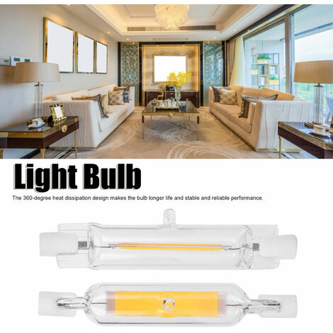 SJLERST Ampoule R7S LED 78mm Dimmable, 5W Ampoule LED R7S 78mm COB ...
