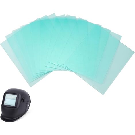 SJLERST 10pcs Lentille De Couverture De Casque De Soudage , Remplacement De Lentille De Protection De Soudage, Couvercle De Lentille De Couverture Transparent (1/5)