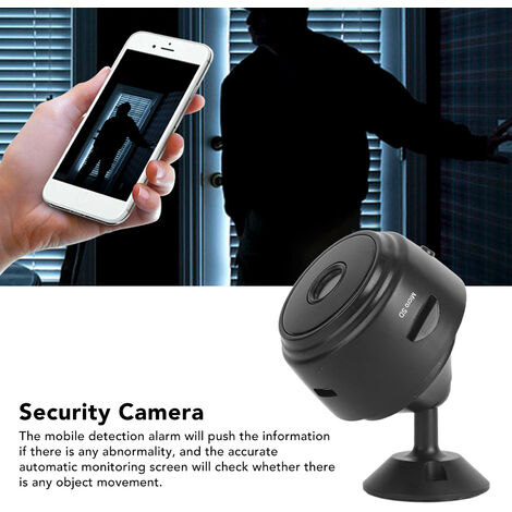 Mini Camera Espion Wifi 4K Surveillance Spy Cam Longue Batteries Micro  Cachée