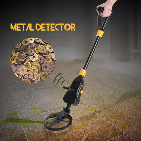Détecteur de métaux pour enfants, détecteur de métaux haute sensibilité  réglable avec bobine de recherche étanche pour chercheur d'or à la  recherche de trésors