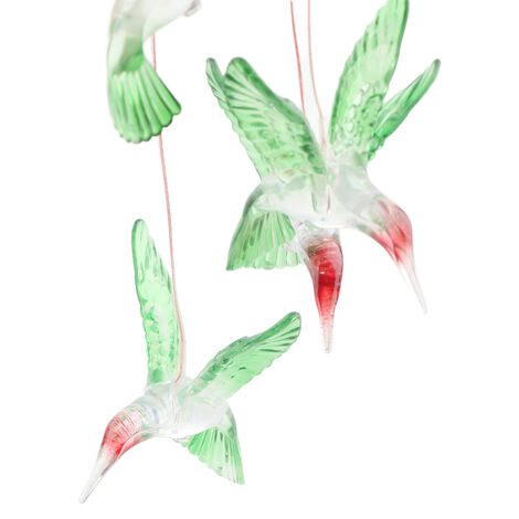 Lot De 2 Colibris Solaires Flottants – Décoration De Jardin Sur Piquet, Mouvement Réaliste, Anti-mouches