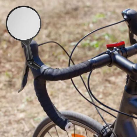 Rétroviseur Vélo Rotatif 360° - Miroir Convexe Réglable - Sécurité Sport