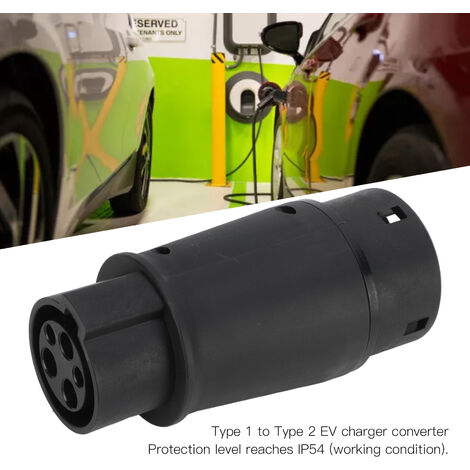 Adaptateur de chargeur voiture Type 1 vers Type 2 | Chargeur VE