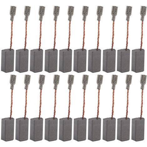 10 Balais De Charbon Pour Perceuse – 14x8x5 Mm – Pour Outils électriques, Moteurs