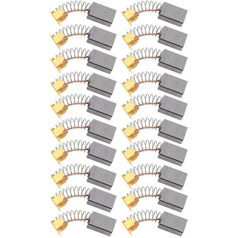 SJLERST 20pcs Brosse à Charbon Conducteur Remplaçable pour Moteur Électrique 101 6 10 15mm (1/5)