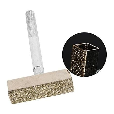 SJLERST Dresseur de Meules Diamant avec Manche Antidérapant Longueur 4-3/16" Dresseur de Pierre de Diamant Redresseur de Meule Diamanté Tête