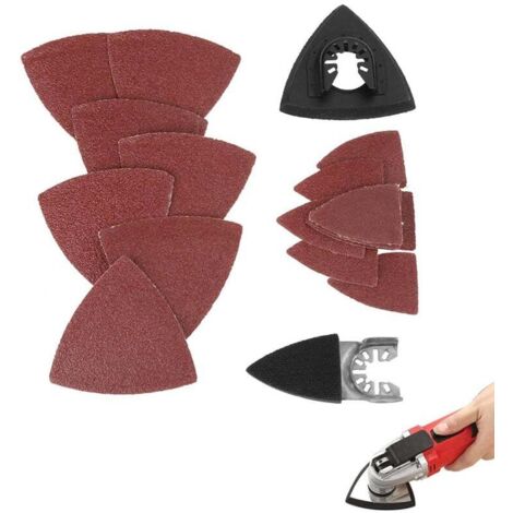 SJLERST 82pcs Oscillant Scie kit de Ponçage Oscillant Outil Multi Pad de Sable (1/5)