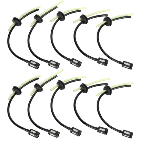 SJLERST 10 pièces de remplacement de Kit de montage de tuyau de filtre à carburant pour pièces de débroussailleuse de tondeuse à gazon GX35 (1/5)