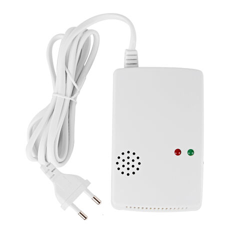 Capteur d'alarme de gaz naturel, détecteur de fuite de GPL de sécurité domestique pratique 110-240V(EU) (1/5)