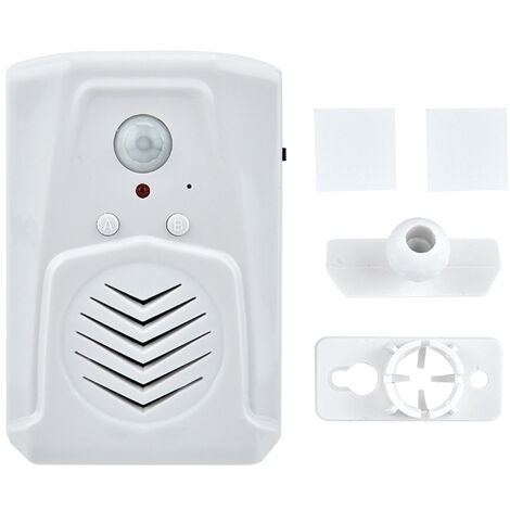 Alarme de détecteur de mouvement alimentée par USB/batterie lecteur audio MP3 sonnette à induction infrarouge