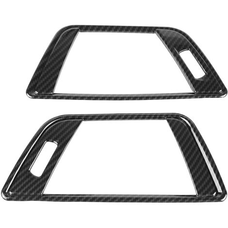 SJLERST Garniture de couvercle de ventilation de climatisation latérale en Fiber de carbone, 2 pièces, pour série 3 F30 13-18 (1/5)
