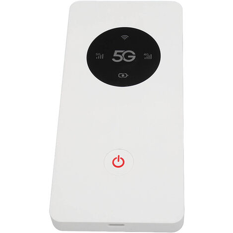 Hotspot Mobile WiFi 5G, emplacement Nano SIM, 2.77Gbps DL 1.25Gbps UL, capacité de 16 appareils, routeur WiFi 5G avec broche de cble USB