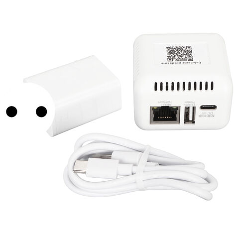 Serveur d'impression réseau USB 2.0 Serveur de partage d'impression LAN 5 V Serveur d'impression sans fil pour Windows XP pour Android pour Linux 3.4 100-240 V Prise UE (1/5)